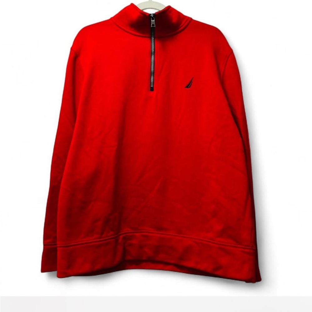 Nautica—Red and Navy Pullover